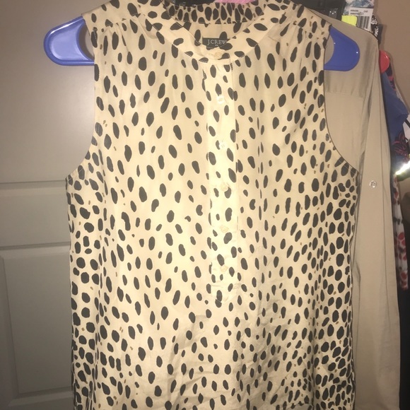 J.Crew factory Leopard print Sleeveless top - Picture 1 of 3